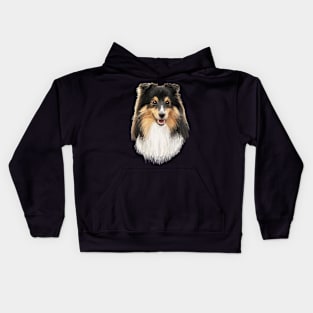 Shetland Sheepdog Kids Hoodie